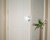 Honeycomb blinds 8 in a bathroom