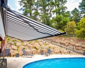 Brustor-B50-Full-Cassette-Folding-Arm-Awnings-3 over a pool