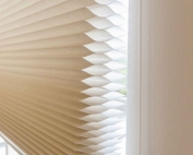 cellular honeycomb blinds 25 in a building