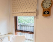 A window with roman blinds 54 on from Campbell & Heeps