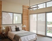 Screen-Roller-Blinds-27 on a bed room window